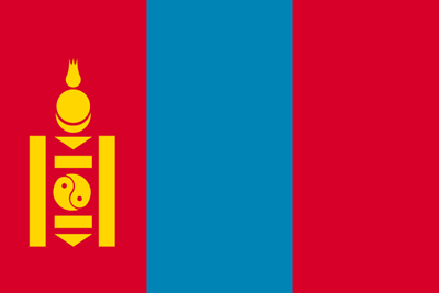 モンゴル国の国旗